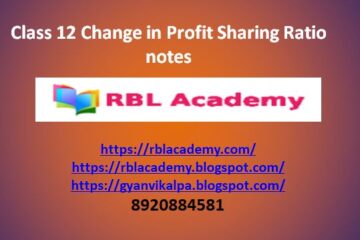 Change in Profit Sharing Ratio among Existing Partners Reconstitution of the Firm: It refers to change in Existing agreement of Partnership Deed. Reconstitution of the Firm takes Place when • There is Change in profit Sharing Ratio • On admission, retirement or Death of a Partner • On Amalgamation of two or more Partnership Firms Determination of Sacrificing Ratio & Gaining Ratio Sacrificing ratio The ratio in which partners sacrifice their share of Profit in favour of other partners of the firm. Sacrificing Ratio /Share of Partner = Old Ratio of Partner – New Ratio of Partner Gaining Ratio The ratio in which partners gain their share of Profit ratio due to sacrifice made by other Partners. Gaining Ratio /Share of Partner = New Ratio of Partner – Old Ratio of Partner Accounting Treatment of Goodwill/ Premium for Goodwill Whenever, there is change in Profit Sharing Ratio we pass Journal entry to adjust goodwill A/C by debiting Gaining partners’ capital A/C and Crediting Sacrificing Partners’ Capital A/C by an amount which can compensate Sacrificing Partner/s loss due to sacrifice in their Profit sharing ratio by Gaining Partner/s for acquisition of their shares. Journal Entry passed is Gaining Partners’ Capital A/C/ Current A/C ………………Dr To Sacrificing Partners’ Capital A/C/ Current A/C Amount of Compensation payable by Gaining Partner to Sacrificing Partner = Firm’s Goodwill Value × Share of Profit Gained. Note: In case, Multiple Partners sacrifice, then above amount will be credited to sacrificing Partners’ Capital A/C in sacrificing ratio. For Example, Partner C Gained 2/10 share equally from Partner A & B that is 1/10 from Partner A and 1/10 from Partner B. value of Goodwill is Rs. 100000. In this case Amount of Compensation payable by Gaining Partner to Sacrificing Partner = Firm’s Goodwill Value × Share of Profit Gained = 2/10 × Rs. 100000 = Rs. 20000 Amount credited to Partner A & B Capital A/C will be in sacrificing ratio that is 1:1. 1/2 × Rs. 20000 = Rs. 10000 Payable to Partner A. 1/2 × Rs. 20000 = Rs. 10000 Payable to Partner B. Journal Entry: C’s Capital A/C ………………..Dr 20000 To A’s capital A/C 10000 To B’s capital A/C 10000 Accounting Treatment of Existing Goodwill Existing Goodwill means Goodwill appearing in Balance Sheet. It is a loss to the Firm and is written off by debiting Partners’ Capital / Current A/C in their Old Profit Sharing Ratio. Journal Entry passed for the same is Partners’ Capital / Current A/C………………..Dr To Existing Goodwill A/C Accounting Treatment of Reserves & Accumulated Profits or Losses These items are transferred to Partners’ Capital A/C/ Current A/C in their Old Profit Sharing Ratio, if appearing in Balance Sheet, before Reconstitution of the Firm takes Place. Journal Entries are as follows: For Transfer of reserve & Accumulated Profits: Reserve A/C……………………………………………….Dr Investment Fluctuation Reserve A/C………….Dr Workmen Compensation Reserve A/C………..Dr Accumulated Profit / P&L A/C……………………..Dr To Partners’ Capital A/C/ Current A/C For Transfer of Accumulated Losses: Partners’ Capital A/C/ Current A/C …………………..Dr To Accumulated Losses / P&L A/C To Advertisement Expenditure A/C To Deferred Revenue Expenditure A/C Note: Employees’ Provident Fund is a Liability. So it is not distributed among partners. Reserves, Accumulated Profit & Losses are accounted even if question is silent with regard to it. Investment Fluctuation Reserve (IFR) Reserve set aside out of Profit to meet fall in Market Value of Investment. Accounting treatment of IFR can be understood with the help of following cases. Case 1. When Book Value & Market Value of Investment is same In this case, Total Balance of IFR is transferred to Partners’ capital/ Current A/C in their Old Profit Sharing ratio (OPSR). Journal Entry in this case is: IFR A/C………………………Dr To Partners’ capital / Current A/C Case 2. When Market Value of Investment is less than Book Value Three situations can exist under this case. Situation 1. Fall in Market Value of Investment is less than IFR In this Case, Balance of IFR to the extent of fall in Value (Book Value – Market Value) will be transferred to Investment A/C and Remaining Balance of IFR will be transferred to Partners’ capital/ Current A/C in their Old Profit Sharing ratio (OPSR). Journal Entry in this case is: IFR A/C………………………Dr To Investment A/C To Partners’ capital / Current A/C Situation 2. Fall in Market Value of Investment is equal to IFR In this Case, Total Balance of IFR will be transferred to Investment A/C and nothing will be transferred to Partners’ capital/ Current A/C. Journal Entry in this case is: IFR A/C………………………Dr To Investment A/C Situation 3. Fall in Market Value of Investment is more than IFR In this Case, Total Balance of IFR will be transferred to Investment A/C and Fall in value amount in excess of IFR will be transferred/ debited to Revaluation A/C. Journal Entry in this case is: IFR A/C……………………………….Dr Revaluation A/C…………………Dr To Investment A/C Case 3. When there is an increase in Market Value of Investment In this case, Total Balance of IFR is transferred to Partners’ capital/ Current A/C in their Old Profit Sharing ratio (OPSR) and amount of increase in value (Market Value – Book value) will be credited to Revaluation A/C. Journal Entry in this case is: IFR A/C………………………Dr To Partners’ capital / Current A/C To Revaluation A/C Adjustment of Accumulated Profits, Losses & Reserve through Capital A/C only, that is, when they are to be retained in the Books after Reconstitution and not to be Distributed In this case, we calculate the net effect of Accumulated Profits, Losses & Reserve which means Accumulated Profits + Reserve– Accumulated Losses. Then we calculate Gain / Sacrifice ratio of Share of Partner/s. Gaining Partner will compensate to Sacrificing Partner in Sacrificing Ratio in case of Positive Net effect. Journal entry passed will be: Gaining Partner/s Capital / Current A/C…………..Dr To Sacrificing Partner/s Capital/ Current A/C In Case of Negative effect, Journal Entry will reverse. Sacrificing Partner/s Capital/ Current A/C………..Dr To Gaining Partner/s Capital / Current A/C Note: Positive effect means Resulting value of Accumulated Profits + Reserve– Accumulated Losses wiil be positive value and vice versa for negative value. Revaluation of Assets & Reassessment of Liabilities In case of Reconstitution of Firm, Assets and Liabilities are revalued and Loss or gain on revaluation is debited or credited to Partners’ Capital A/C in their Old Profit Sharing Ratio. Two situations can exist: I. When revised value of Assets and Liabilities are to be recorded in Balance Sheet. II. When revised value of Assets and Liabilities are not to be recorded in Balance Sheet. I. When revised value of Assets and Liabilities are to be recorded in Balance Sheet. In this case, Journal entries passed for Revaluation of Assets and Liabilities are as follows: 1. for increase in Value of Asset: Asset A/C……………………………….Dr To Revaluation A/C 2. For Decrease in Value of Asset: Revaluation A/C………………………….Dr To Asset A/C 3. For Increase in Liability: Revaluation A/C…………………….Dr To Liability A/C 4. For Decrease in Liability: To Liability A/C………………………….Dr To Revaluation A/C 5. For Recording an Unrecorded Asset: Unrecorded Asset A/C……………………………….Dr To Revaluation A/C 6. For Recording an Unrecorded Liability: Revaluation A/C…………………….Dr To Unrecorded Liability A/C 7. For Transfer of Balance of Revaluation A/C In Case of Gain on Revaluation: Revaluation A/C………………….Dr To Partners’ Capital / Current A/C (in OPSR) In Case of Loss on Revaluation: Partners’ Capital / Current A/C (in OPSR)………………….Dr To Revaluation A/C Format of Revaluation A/C Revaluation A/C Particulars Amount Particulars Amount To Asset A/C (Decrease in Value of Asset) To Liabilities A/C(Increase in Liabilities Value) To Unrecorded Liability To Partner’s Capital A/C (Remuneration Payable) To Cash/Bank A/C (Reconstitution expenses) *To Gain On Revaluation transferred to Partners’ Capital/Current A/C in OPSR By Asset A/C (Increase in Value of Asset) BY Liabilities A/C (Decrease in Value of Liabilities) By Unrecorded Asset A/C *By Loss On Revaluation transferred to Partners’ Capital/Current A/C in OPSR Note * Either of the two will come. Loss and Gain can not come together. Always Remember, if Revaluation A/C is prepared, Value of Assets and Liabilities will be recorded at revised values. II. When revised value of Assets and Liabilities are not to be recorded in Balance Sheet In this case, gain or Loss on revaluation of Assets and Liabilities is adjusted through Capital A/C by passing an Adjustment Entry by Debiting Capital /Current A/C of Gaining Partner & Crediting Sacrificing Partners’ Capital A/C in Sacrificing Ratio. Following steps will help to understand the concept better: Step I. calculate Net effect of Revaluation Calculation of Net Effect of revaluation Increase in Value of Assets Add: Decrease in Amount of Liabilities Less: Decrease in Value of Assets Less: Increase in Amount of Liabilities *Add: Goodwill Net Effect of Revaluation Amount *We can even add Goodwill to adjust it among Sacrificing Partners’ in Sacrificing Ratio. Otherwise, we can do separate calculation For Goodwill. Step 2. After that we Calculate Gaining/Sacrificing Ratio of all Partners. Step 3. Calculate Proportional Amount of Net effect of Revaluation Amount of Compensation payable by Gaining Partner to Sacrificing Partner = Share gained × Net effect of revaluation Step 4. Pass Necessary Journal entry Whenever, there is change in Profit Sharing Ratio, we pass Journal entry to adjust Net effect of Revaluation, by debiting Gaining partners’ capital A/C and Crediting Sacrificing Partners’ Capital A/C by the amount equal to gain on Revaluation amount to compensate Sacrificing Partner/s loss due to not recording of revised value of Asset & Liabilities. In Case there is Loss on Net effect of Revaluation, Sacrificing Partner/s will compensate to Gaining Partner/sin Gaining Ratio /Sacrificing ratio. Journal Entry passed is For gain on Revaluation Gaining Partners’ Capital A/C/ Current A/C ………………Dr To Sacrificing Partners’ Capital A/C/ Current A/C For Loss on Revaluation Sacrificing Partners’ Capital A/C/ Current A/C………..Dr To Gaining Partners’ Capital A/C/ Current A/C Above Calculation Gets Reversed in case of Loss on revaluation. Expenses on reconstitution of the Firm There are different cases for Expenses on Reconstitution of the Firm as explained below: Case 1. When expenses are borne and paid by Firm Journal Entry Passed in this case: Revaluation A/C………………………..Dr To Cash/Bank A/C Case 2. When Reconstitution expenses are borne by the Firm but paid by a Partner Journal Entry Passed in this case: Revaluation A/C………………………..Dr To Concerned Partner’s Capital A/C Case 3. When the Firm pays fixed amount to a Partner as his remuneration for Reconstitution expenses and partner is to bear Reconstitution expenses As Partner is paid fixed amount for Remuneration (including expenses), No entry is passed regarding payment of expenses. Only remuneration due to Partner journal entry is passed. Journal Entry passed here for remuneration due to Partner is Revaluation A/C………………………..Dr To Concerned Partner’s Capital A/C Case 4. If Expenses are paid by the Firm on Behalf of the Partner In case, amount paid by Firm on behalf of Concerned Partner is considered as his drawings. Journal Entry Passed in this case: Concerned Partner’s Capital A/C…………………Dr To Cash/Bank A/C Case 5. When Firm pays amount to a Partner as his remuneration for reconstitution expenses but Reconstitution expenses are borne by the Firm: In this case, Firm pays remuneration to Concerned Partner for carrying reconstitution work But expenses of Reconstitution are borne by the Firm. Journal Entry passed in this case: For remuneration due to Partner Revaluation A/C………………………..Dr To Concerned Partner’s Capital A/C For expenses borne and paid by Firm Revaluation A/C………………………..Dr To Cash/Bank A/C Case 6: When Reconstitution expenses are to be borne by one Partner Say A and paid by another Partner say B. In this case, Journal Entry passed will be A’s Capital A/C………………….Dr To B’s Capital A/C Case 7. In case question is silent about treatment of Reconstitution expenses, it is assumed that it has met by Firm In this case, Journal Entry passed will be Revaluation A/C………………………..Dr To Cash/Bank A/C