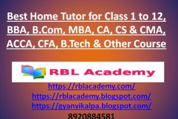 Micro & Managerial Economics notes for Class 11, 12, BBA, B.Com, CA & MBA "RBL Academy" Call at 8920884581