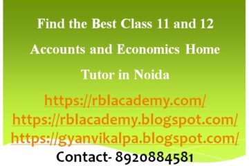 Find the Best Class 11 and 12 Accounts and Economics Home Tutor in Noida