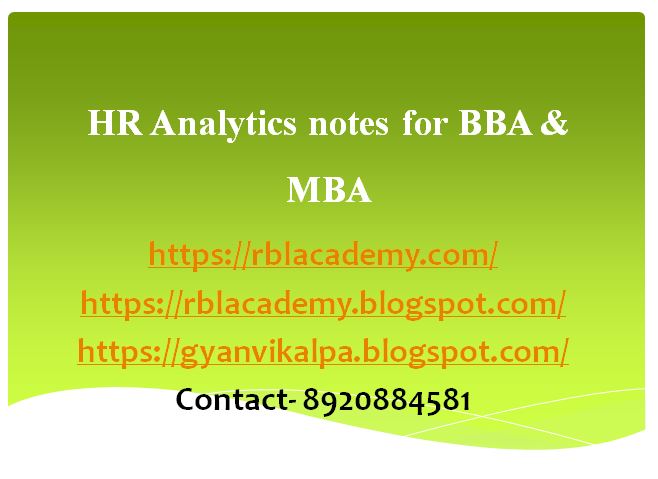 HR Analytics notes for BBA & MBA, amity university mba home tutor, mba assignment solutions, mba online tuition, Business Statistics 
