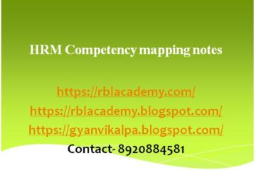 HRM Competency Mapping notes - amity university mba home tutor, mba online tuition, mba assignment solutions, Business Statistics Home Tutor